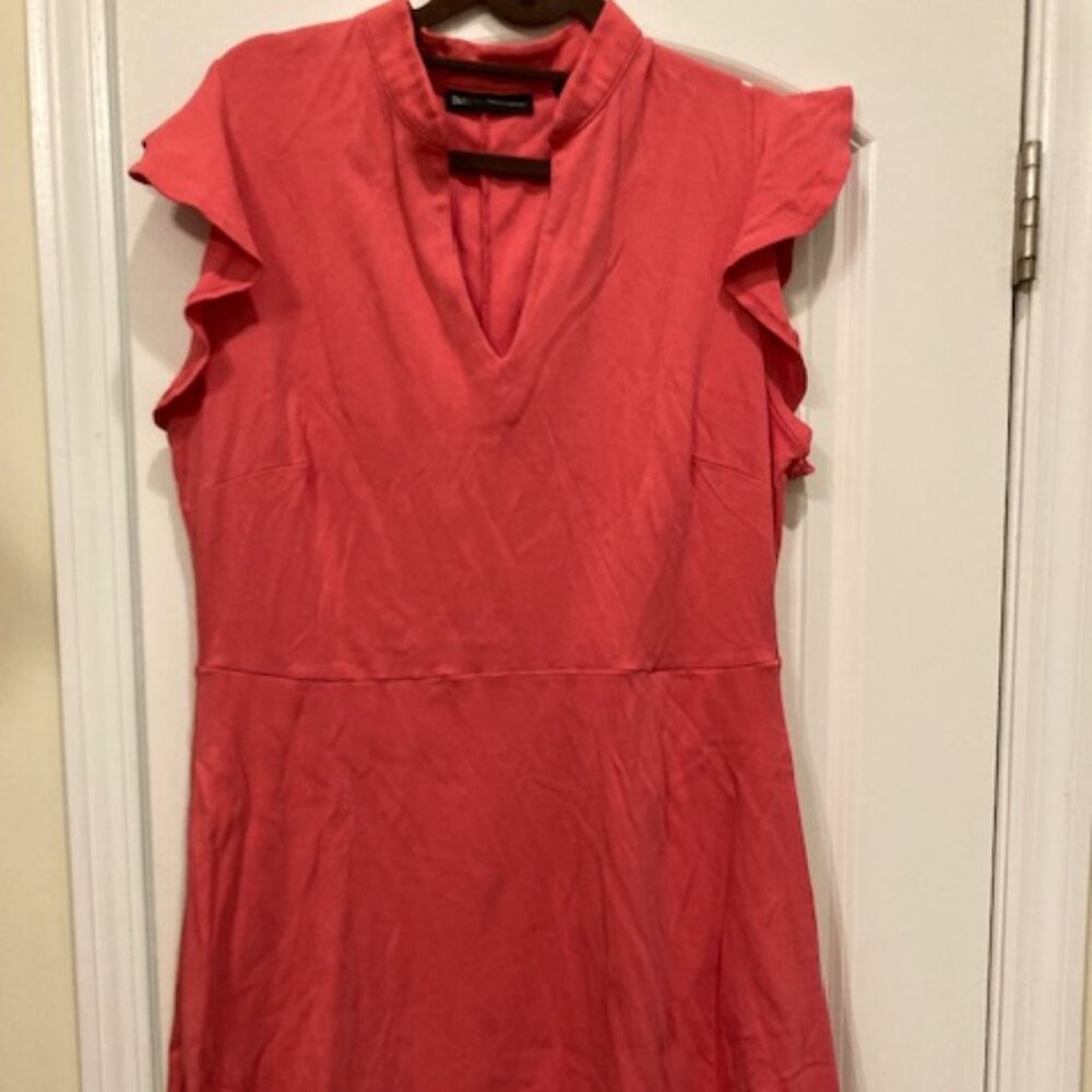New York and Company Pink Sleeveless Women's Dress.  Size L.  Like new.  $5